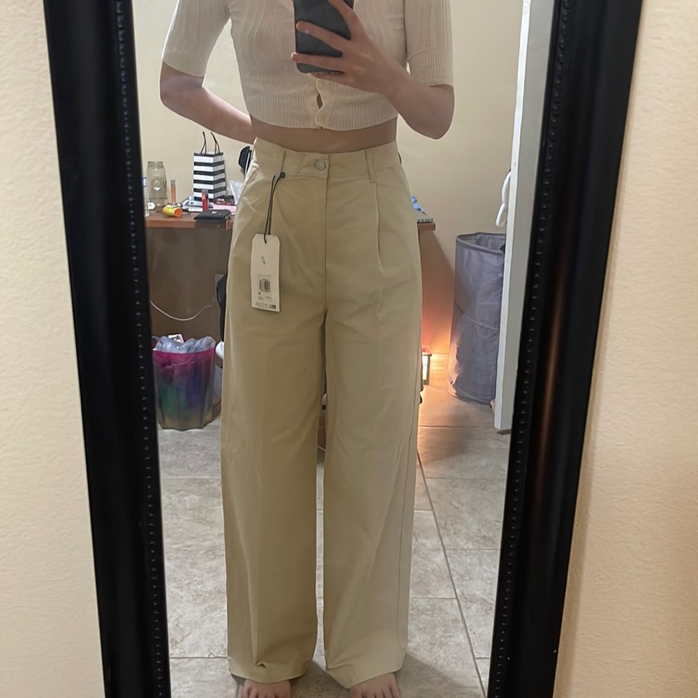 Levis pleated high loose pants
